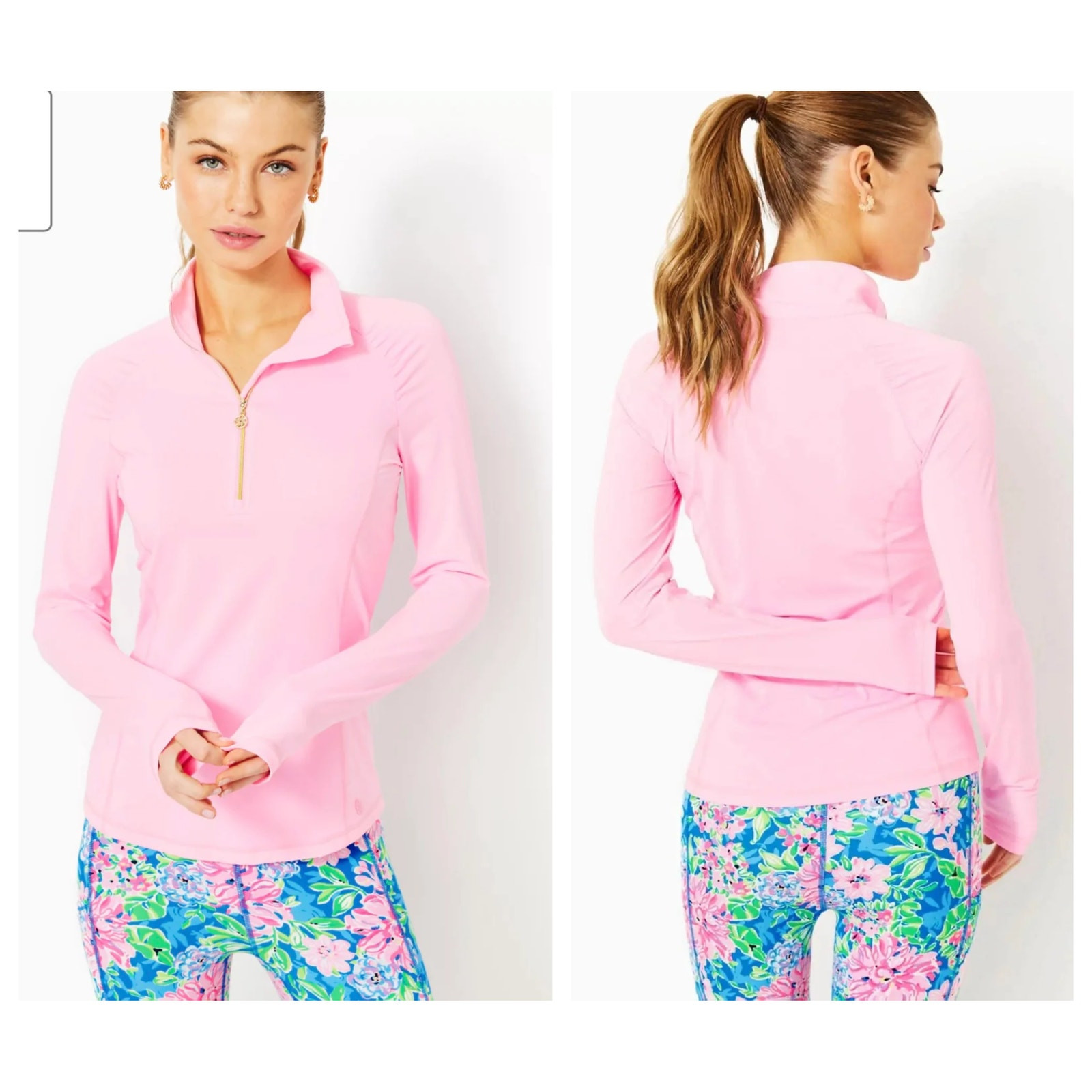 Lilly Pulitzer Justine Half Zip Pullover Size Small