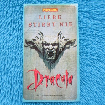 Bram Stoker s DRACULA STICKER Aufkleber Klebebild POPCORN