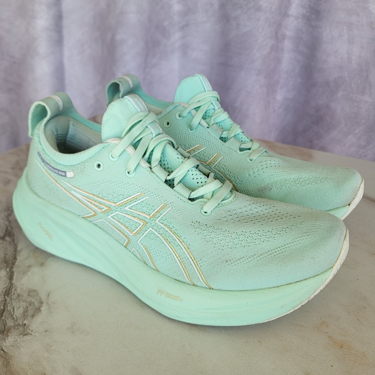 Asics Gel Nimbus 26 Mint Green Women's Size 9.5 | eBay