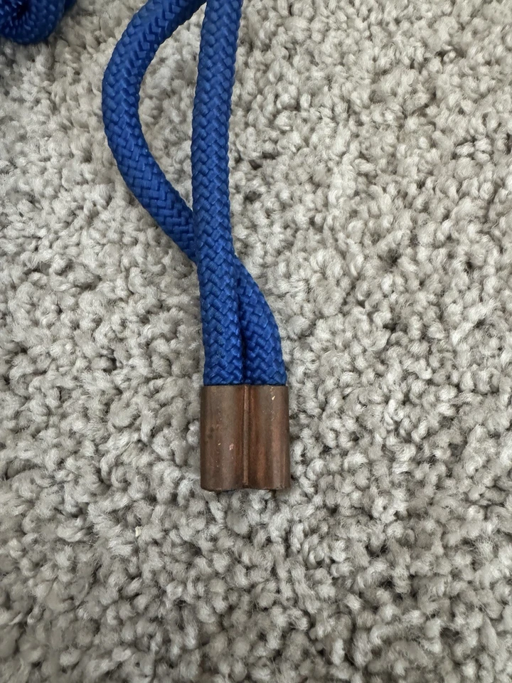 Soporte de cuerda de nailon azul real con cuerda de plomo de 6 pies Foto 4 de 4