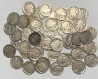 Lot of 51 Buffalo Nickels Full Date, Partial Dates and No dates