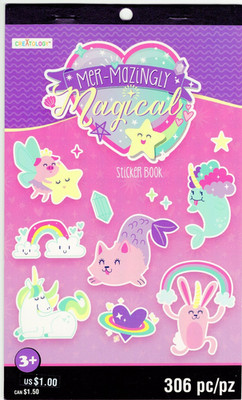 Creatology Mer-Mazingly Magical Sticker Book: unicorn, narwhal, fairy, rainbow