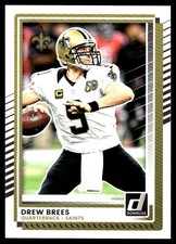 Drew Brees 2025 Donruss #285 Saints NFL READ FREE SHIPPING AutographDen