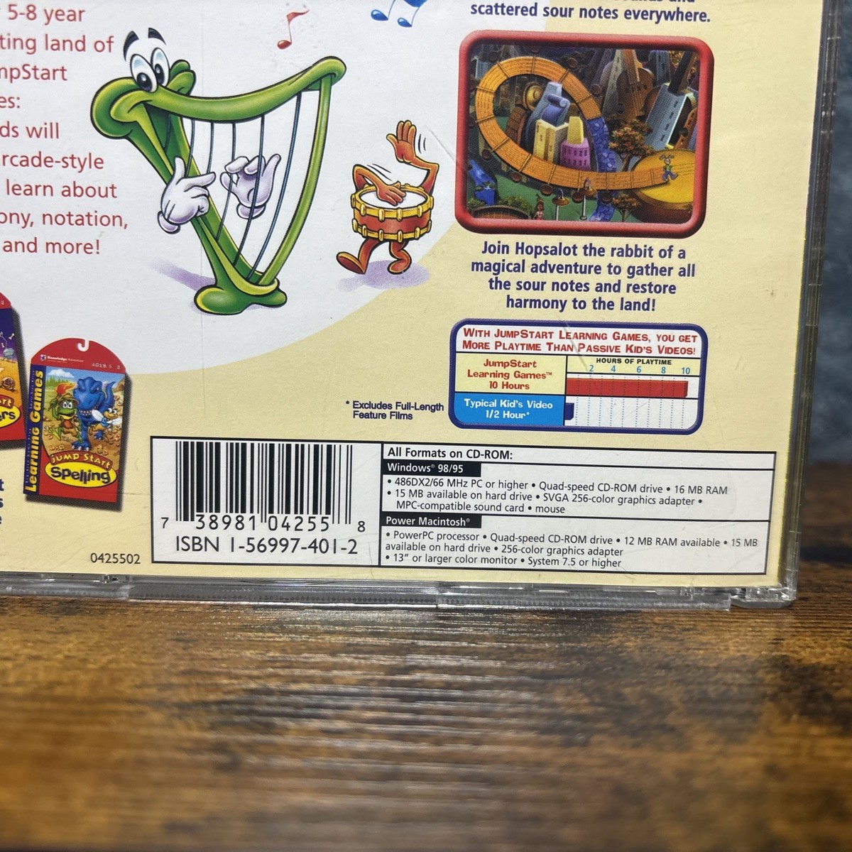 JumpStart Music (PC CD-ROM, 1998) Vintage Learning Game Windows 