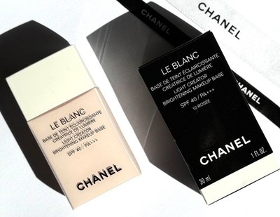 Chanel Le Blanc Light Creator Brightening Makeup Base Spf40 10 Rosee. 30ml Face