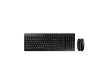 CHERRY Stream Desktop Recharge Keyboard and Mouse Wireless Combo Black Black