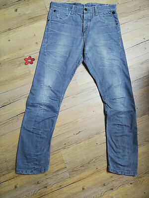 THE STING Capsize   Jeans Hose grau Tapered Gr. 34 / 34 Länge 114 cm   wie NEU