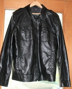 pleather coat