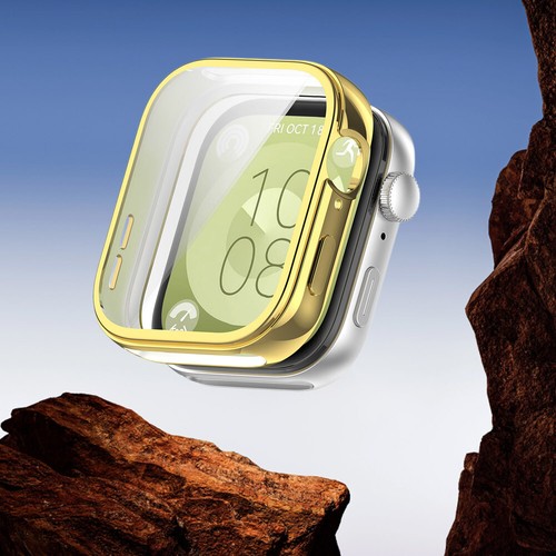 TPU-Gehäuse, weich, vollständiger Bumper, Bildschirmschutz für Huawei Watch Fit - Photo 4/11