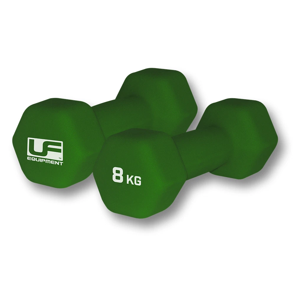 UFE Hex Dumbbells (Neoprene covered Dumbbells) Pair