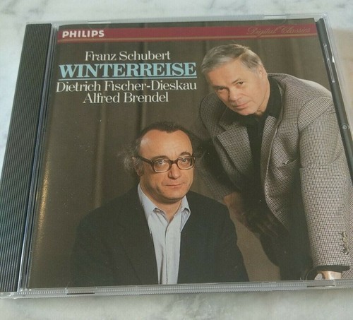 Franz Schubert WINTERREISE Vtg 1986 Fischer-Dieskau & Alfred Brendel Phillips CD