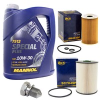 5L ÖL Set Inspektion Kraftstoff ÖLfilter ÖLschraube FüR Audi A3 2.0 TDI 8P1 8PA