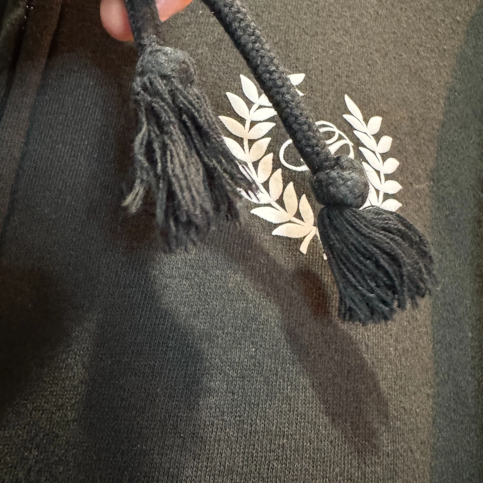 UNDERCOVER Felpa rosa Victorias Secret nera full zip bianca logo spellout tasche taglia small