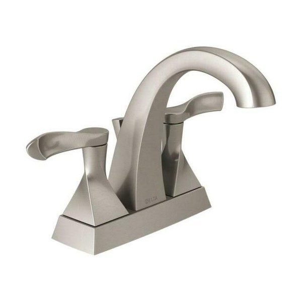Delta 25741LFSP Two Handle Centerset Bathroom Faucet for sale online