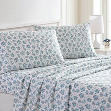 Printed 3-Piece Extra Soft Bedding Sheets  Pillowcase Set Deep Pocket up to ...