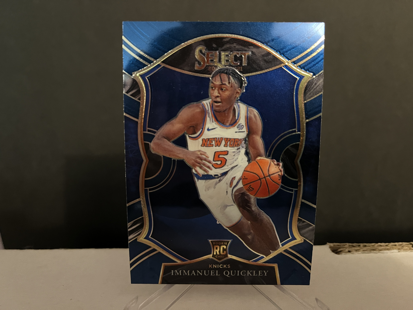 2020-21 NBA Panini Select Basketball Immanuel Quickley #85 Base Rookie Card