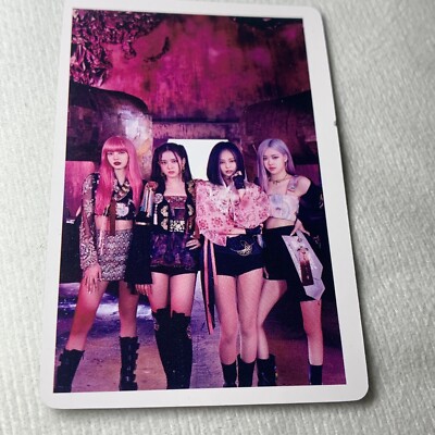 BLACKPINK Girls How You Like That Edition Celeb Photo Card K-Pop Group Pink 4