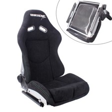 Bride Low Max Bucket Racing Seats Cloth Carbon Fiber Shell Blackgreen Universal