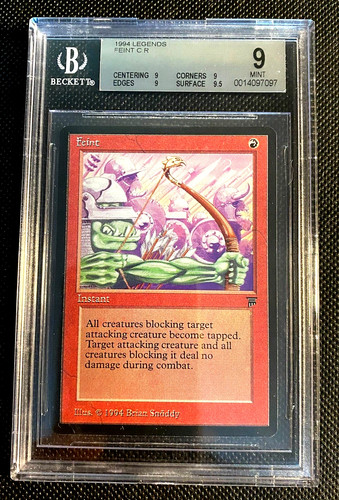 MTG Legends 1994 FEINT BGS 9 MINT C R Magic The Gathering G2101