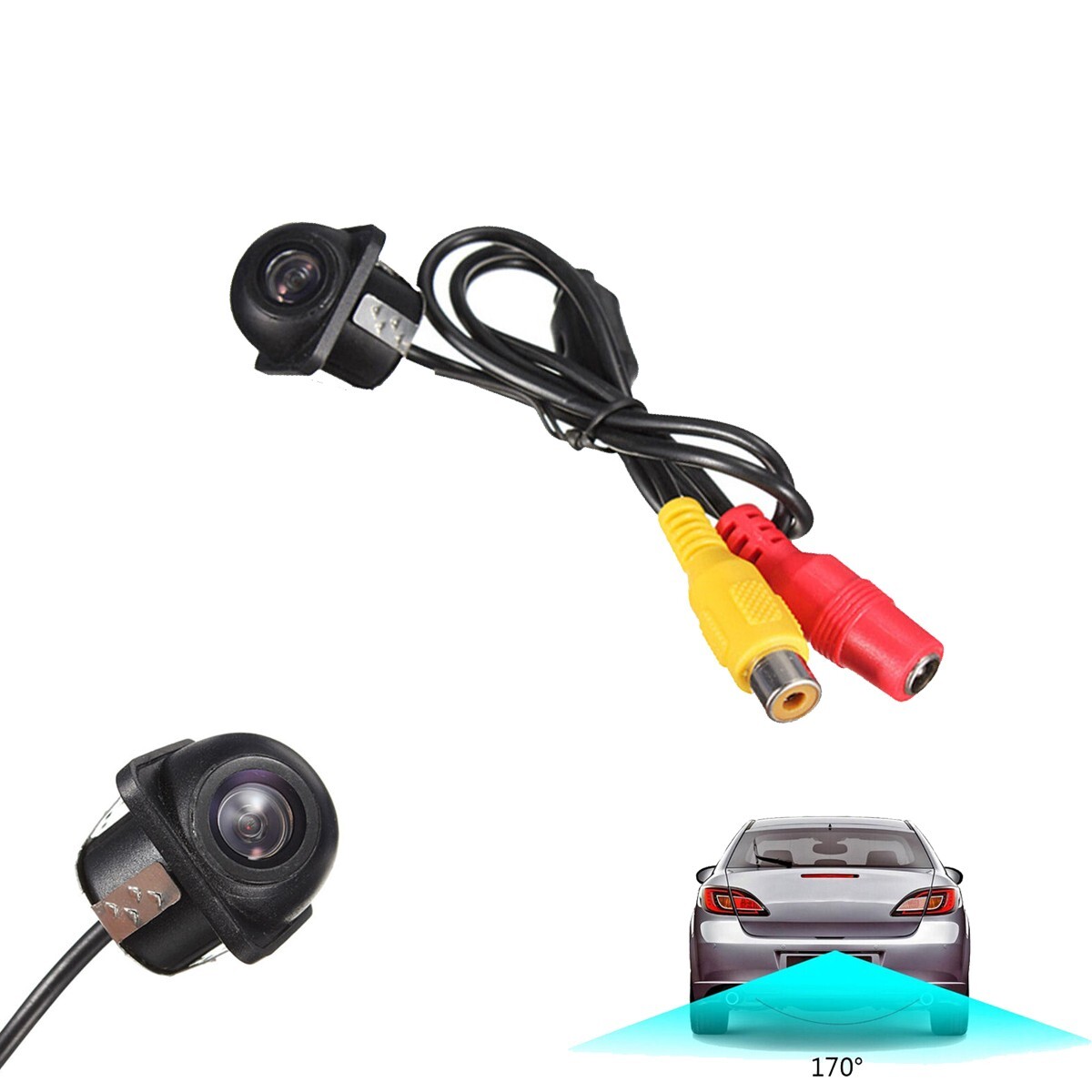 Retrocamera Auto Anteriore Laterale Posteriore 1080P HD - Foto 4