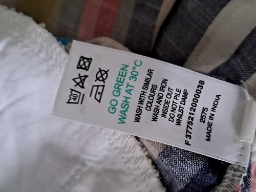 Women's Multicoloured Cotton Shorts Size 12 Papaya - Picture 9 of 9