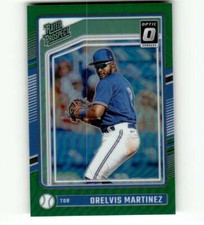 2024 Donruss Optic Green #180 Orelvis Martinez RC Rookie 5/5 Blue Jays