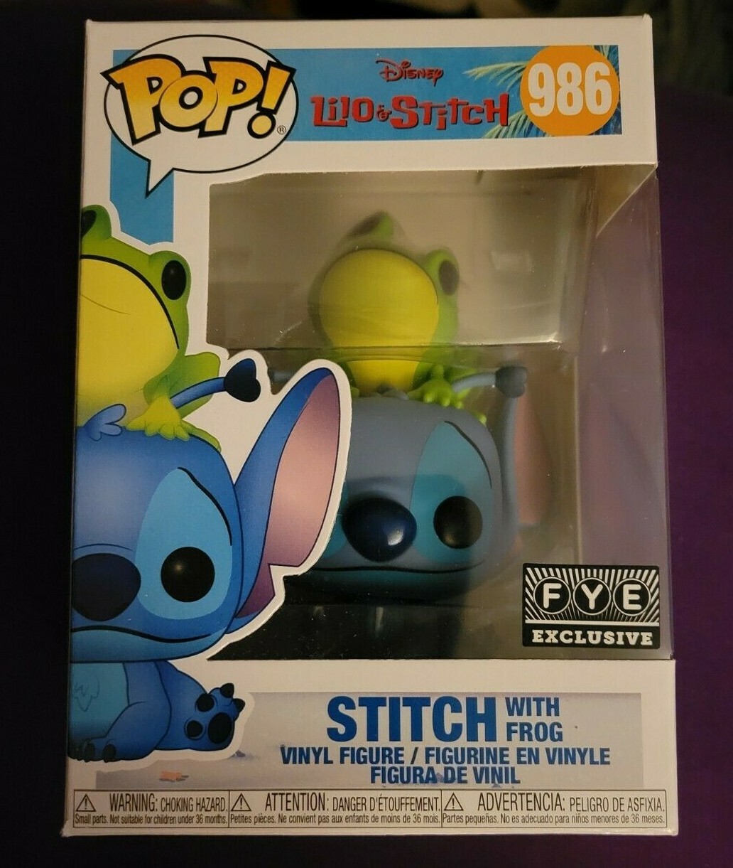 stitch and frog funko
