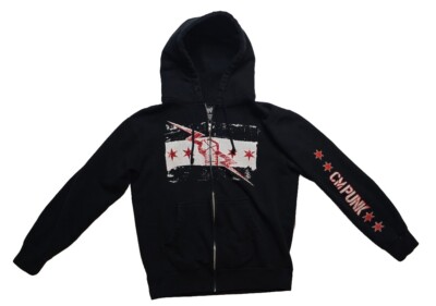 CM Punk Hoodie Small Officially Licensed 2008 WWE Official Vintage RARE EUC 
