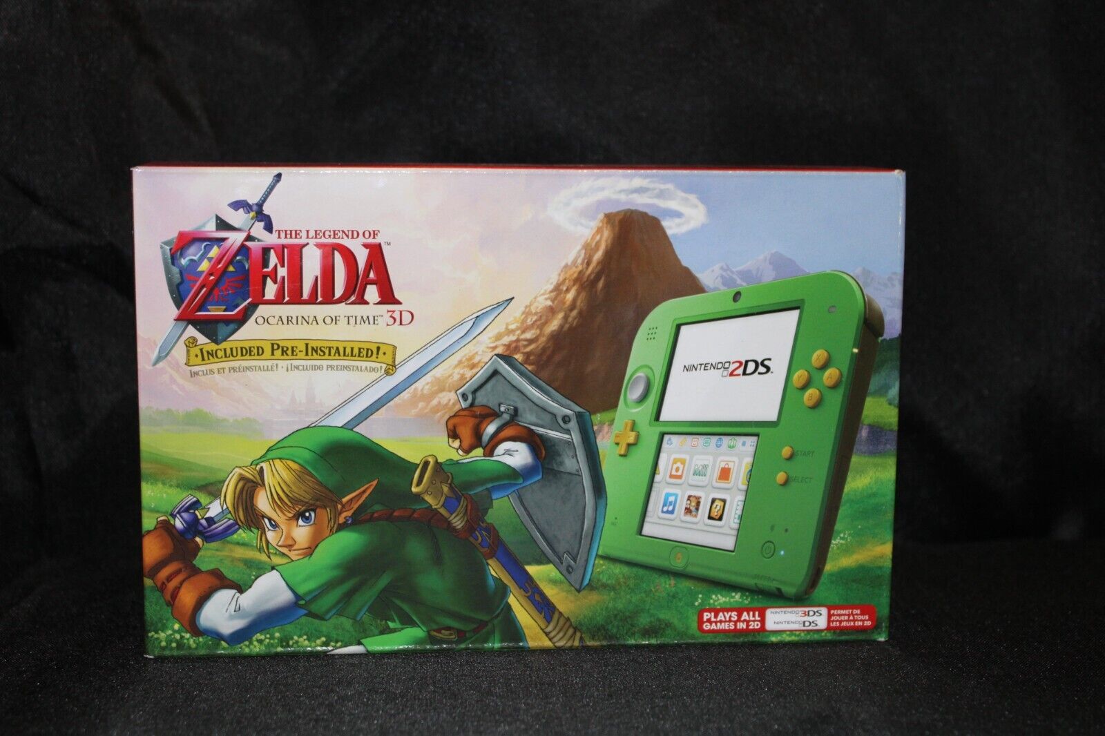 Nintendo 3DS Legend of Zelda: Ocarina of Time Limited Edition Bundle Black  Handheld System for sale online