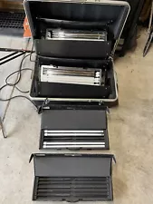 Kino Flo Diva Lite Model DIV 401 2 -light head kit & air case. Partially working