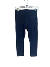 Athleta Ultimate Stash Pocket Capri Navy Blue...