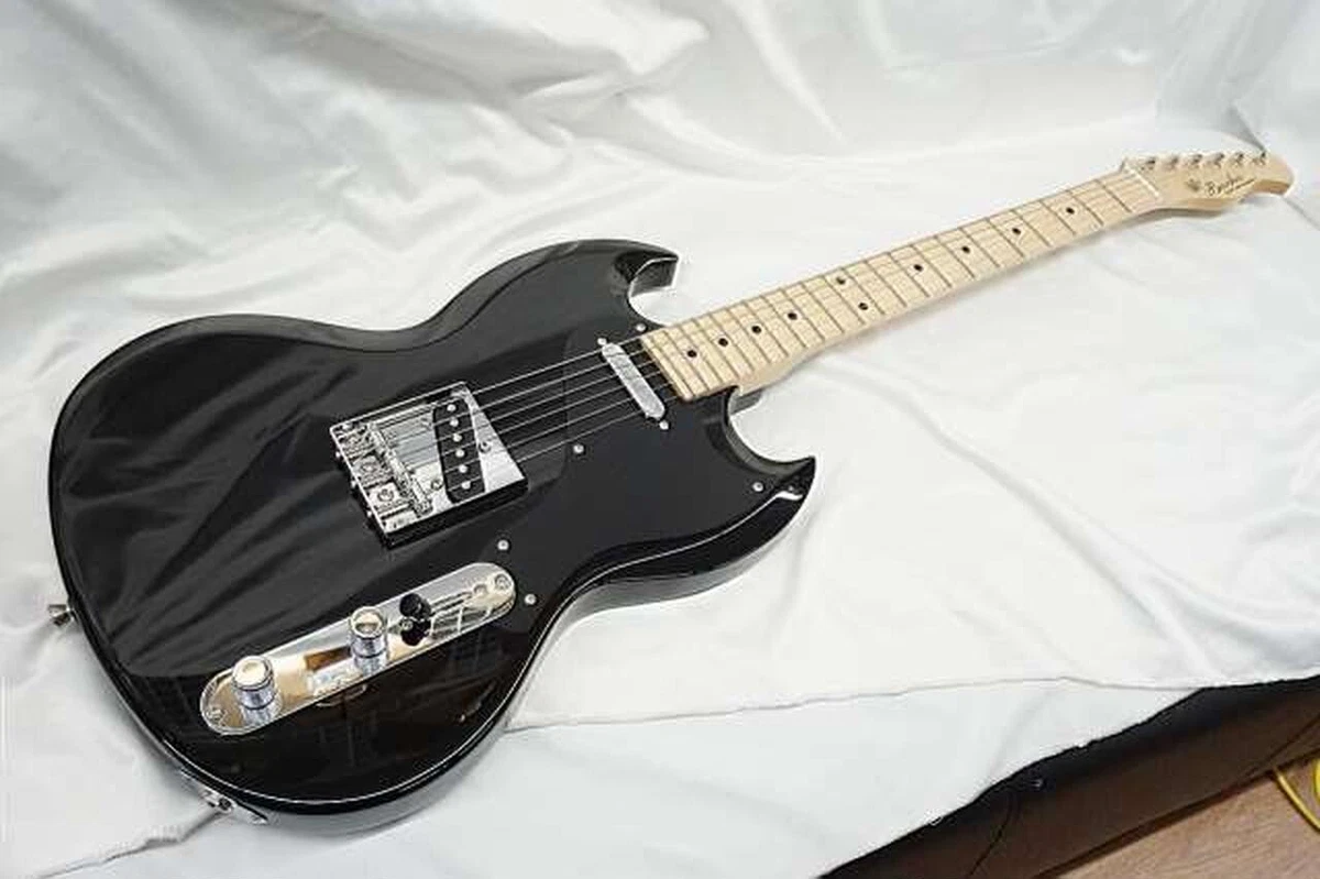 Bacchus BSG-HYBRID Black SG Type Electric Guitar, j3416
