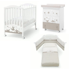 Erbesi - Set Lettino Mirtillo + Bagnetto + Piumone - Spedizione Gratuita