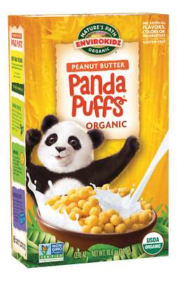 Nature`S Path-Envirokidz  Organic Panda Puffs Peanut Butter   10.6 Oz