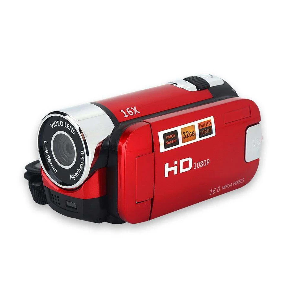 Video Camera Full HD 1080P Digital Camera Recorder 16X High Definition Digital - Image 4 of 4