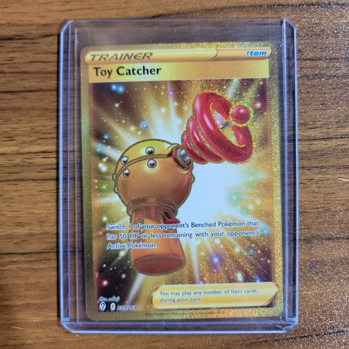 gold toy catcher pokemon card Pokemon - Counter Catcher 264/182 - Paradox Rift - Hyper Rare - Gold Foil