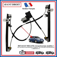 Leve Vitre Avant Droit COMPLET pour Megane 2 II 3 PORTES Coupé