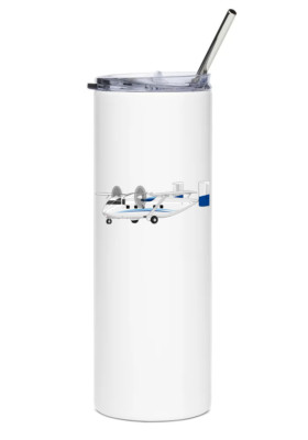 Short SC.7 Skyvan Stainless Steel Water Tumbler with straw - 20oz.
