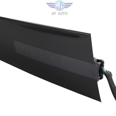 Front Left Driver Side Window Trim Molding For 2011-2019 Ford Taurus – Ebony Color, Direct OE Replacement