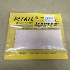 Detail Master 1631 Velour Flocking Pink For Upholstery On Model Cars