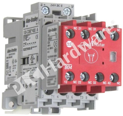 Allen Bradley 100S-C09EJ404C /A MCS 100S-C 4-Pole 9A 24VDC Coil Safety Contactor