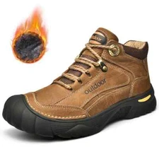 Men's Outdoor Non-Slip Trekking Hiking Shoes Waterproof Durable Soft Sneakers