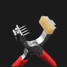 4MM Leathercraft Pricking Iron Diamond Stitching /Angle Chisels Leather Nippers