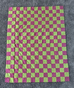 Handmade. New. Quilt Top. Cotton Blend. 45” x 57”.