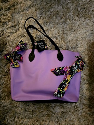 Bag Tote Simply Spring  Violet Distributed By Arcadia Floral Bows NWT