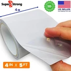 Waterproof Rubberized Tape 4" X 5Ft Heavy Duty Flex Leak Repair Seal Patch White