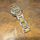 Fossil Virginia Women's Two-Tone Bracelet Quartz Watch Gold Dial Crystal Bezel — photo 3
