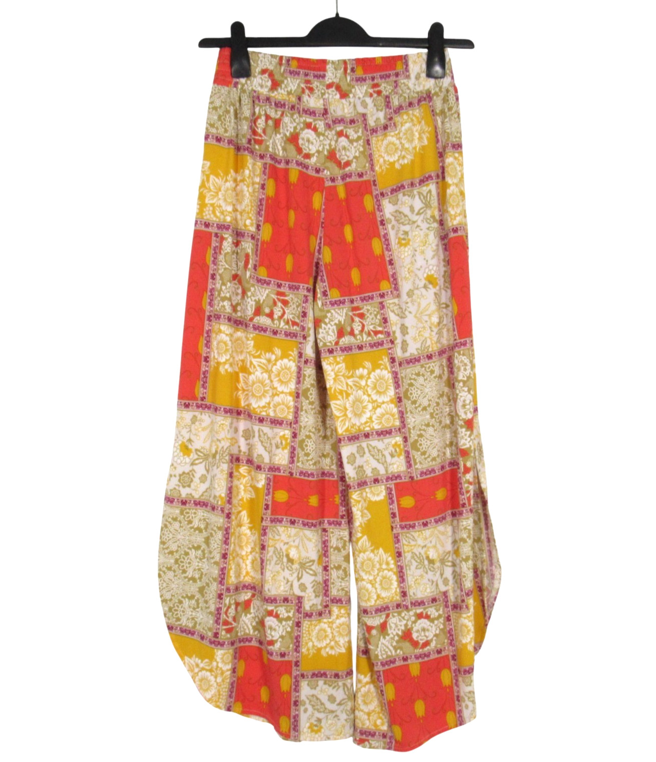 AND THE WHY Multicolor FLORAL PATCHWORK Smock Wai… - image 5