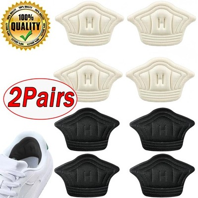 2Pairs Heel Grips for Loose Shoes Heel Cushion Pads No-Slip Shoe Inserts Half