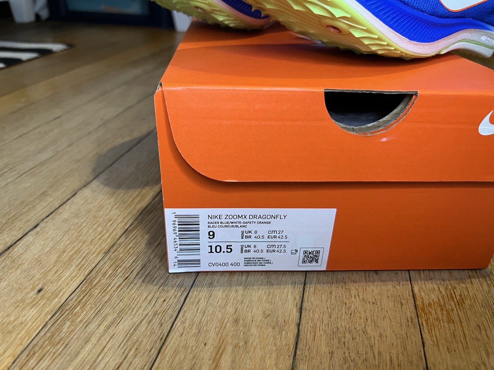 Size 10.5 - Nike ZoomX Dragonfly Racer Blue White image 5
